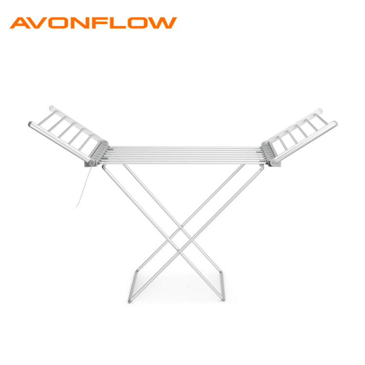 Avonflow алюминиевая Портативная Складная нагреваемая ткань Airer отдельно стоящая электрическая сушилка для белья