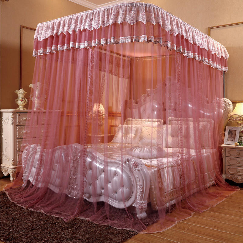 pop up used crown student portable polyester white rectangular mosquito net hooker