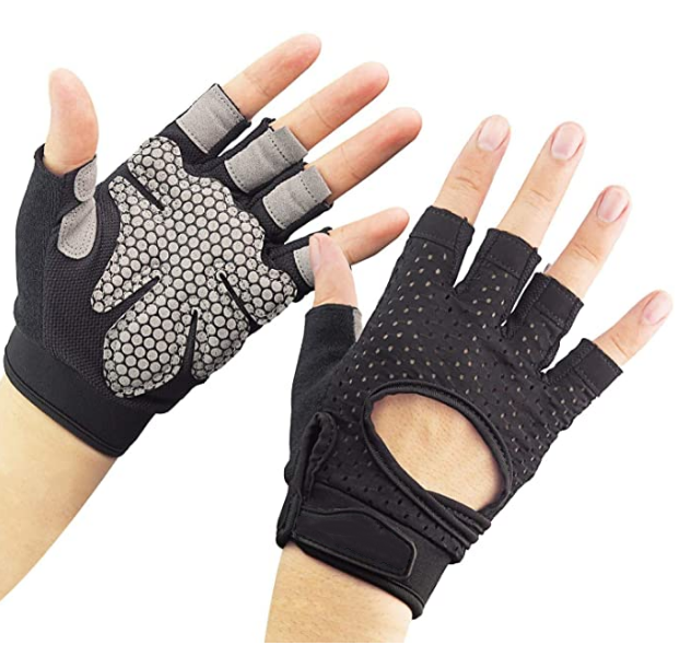 Professional Finger Less Weight Lifting Fitness Gym Training Gloves