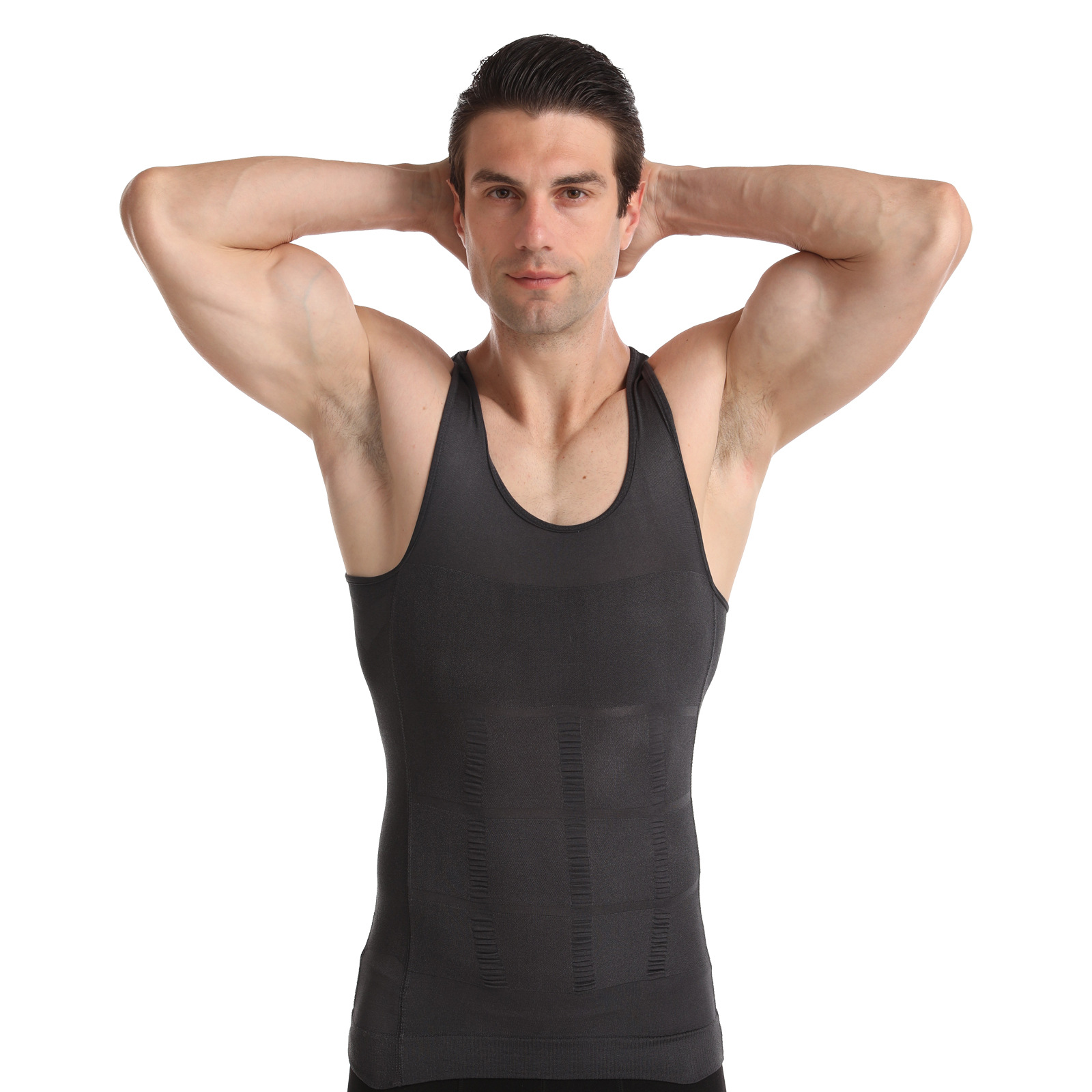 Slimming Vest Tight Body Shaper Tummy Underwear Men Waist Trimmer Compression Shirt