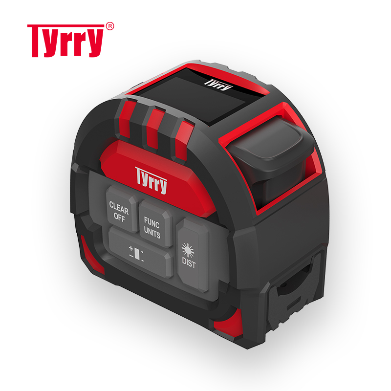 Заводская поставка 5 м/16 футов рулетка из нержавеющей стали 3 в 1 USB перезаряжаемая цифровая лазерная рулетка