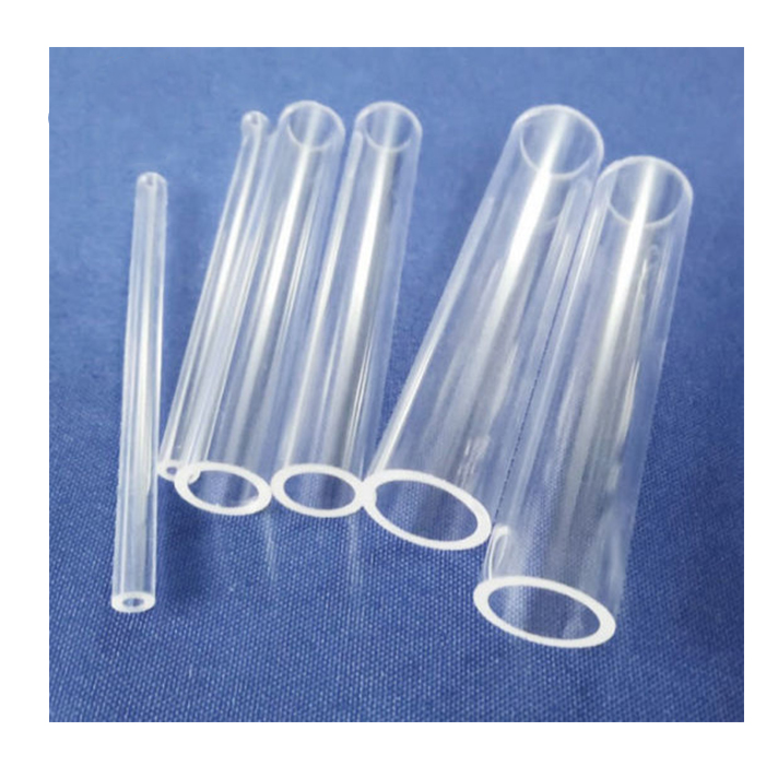 High Pressure Fused Silica Large Diameter Transparent Quartz Glass Tube For UV Lamp