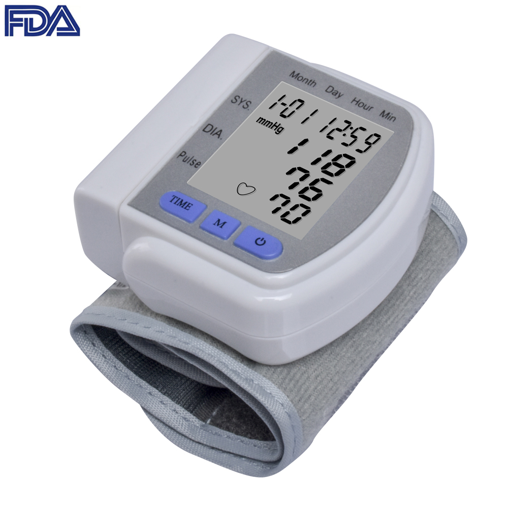 CE/FDA утвержденный Changkun CK-102S высококачественный цифровой сфигмоманометр, монитор артериального давления на запястье