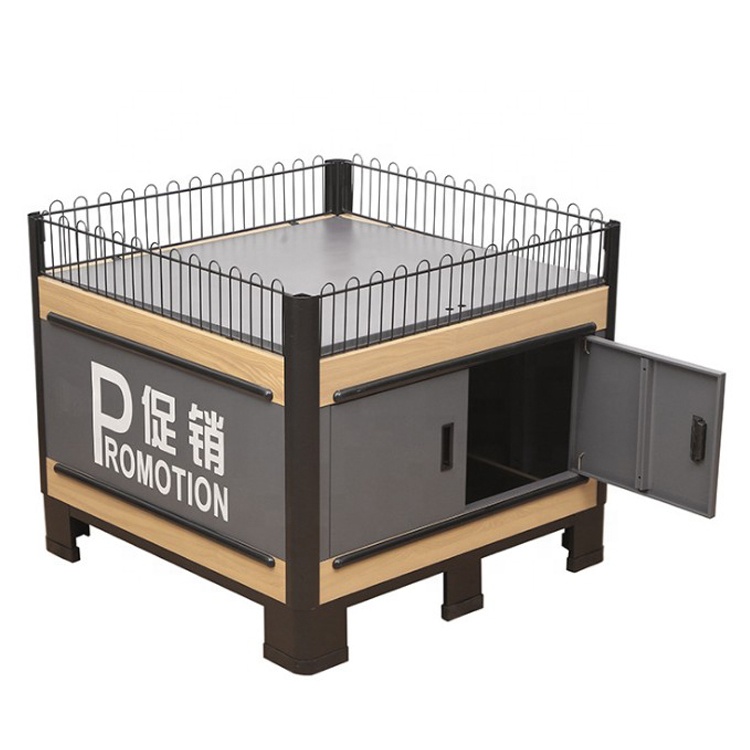 Supermarket stand table promotion desk Retail Sale Display Counter promotional table for shop