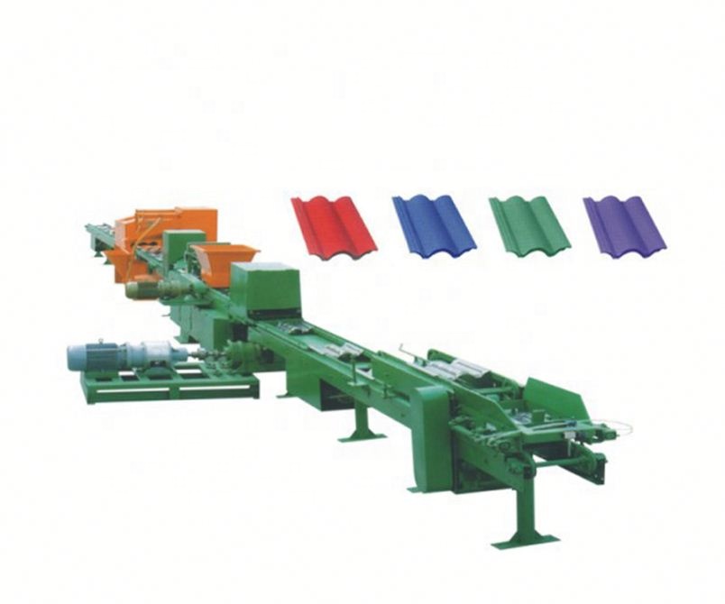 Two Model Concrete Roof Tile Making Machine Factory