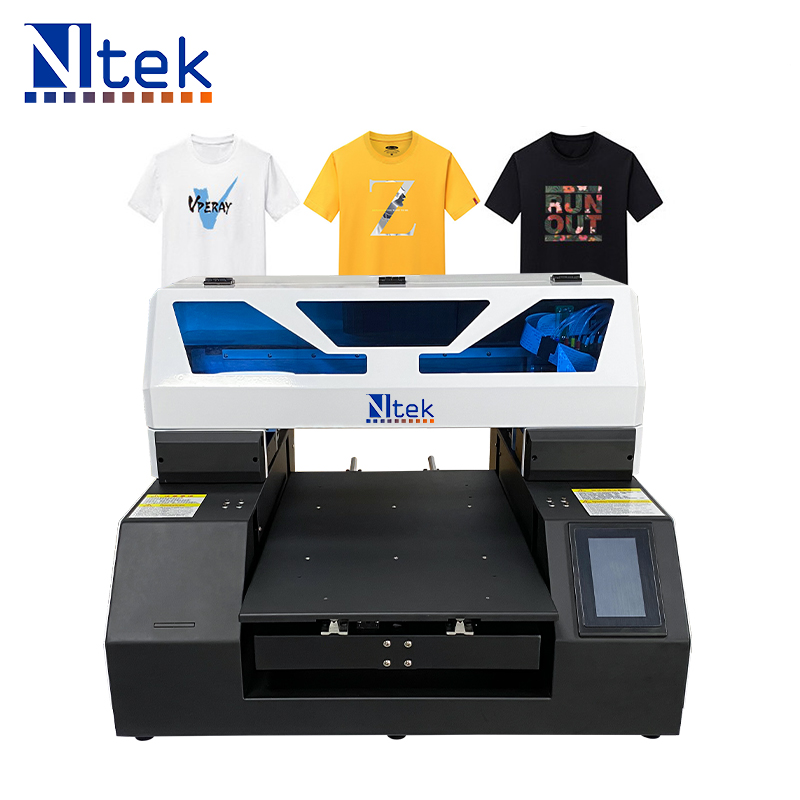 Ntek UV Flatbed Printer on T-shirt Printing Machine A3
