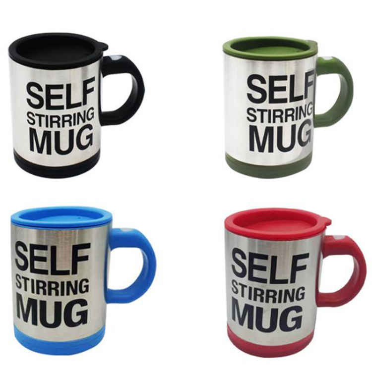 2115 Smart Silent Automatic Blending Coffee Cup Coffee Mug with Strring Function and Lid Business Gift