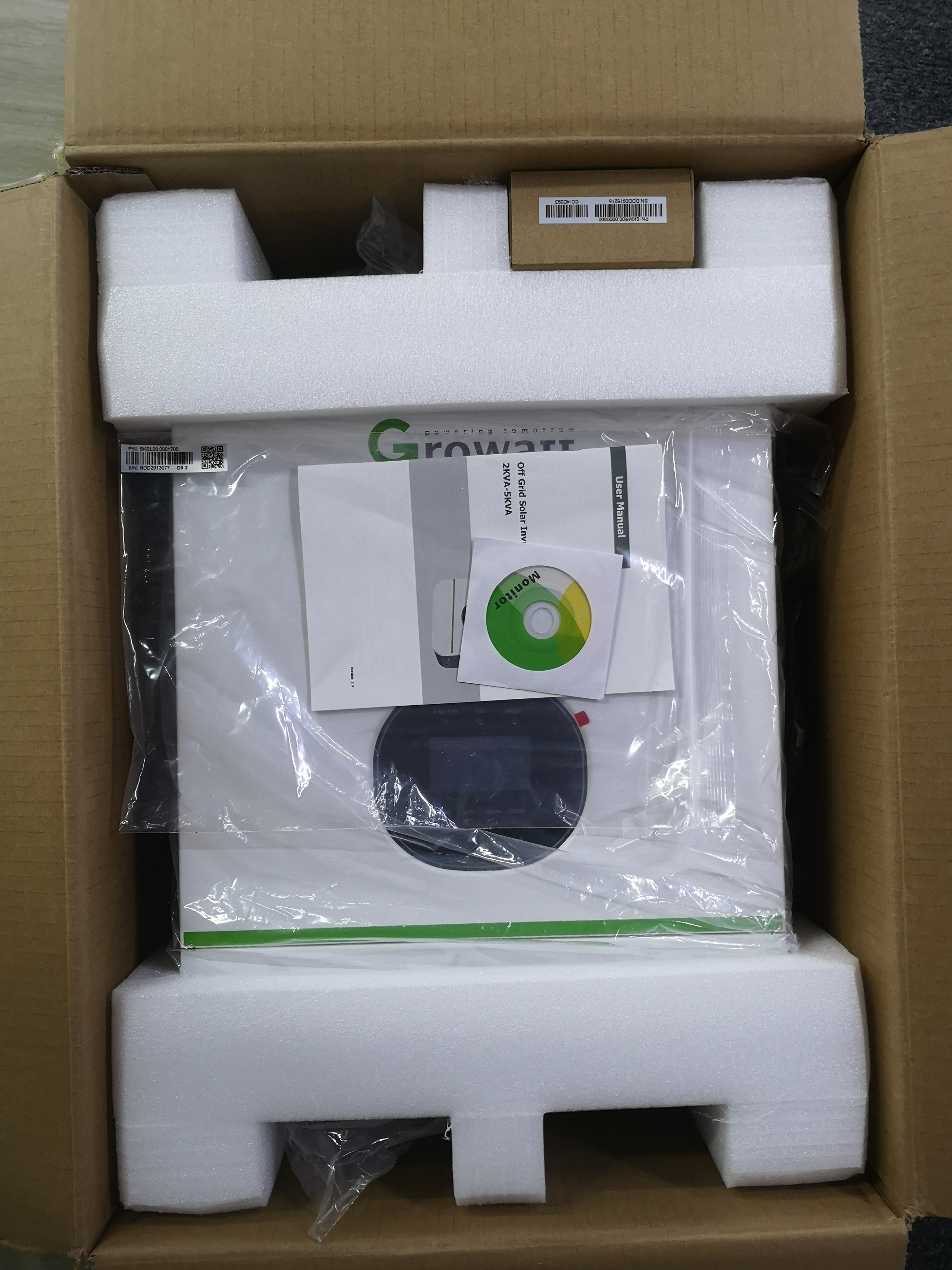 Gs-19 Growatt 6kva 24V 48V солнечный инвертор решетки со слежением за максимальной точкой мощности солнечных инверторов 3kva однофазный Солнечный инвертор