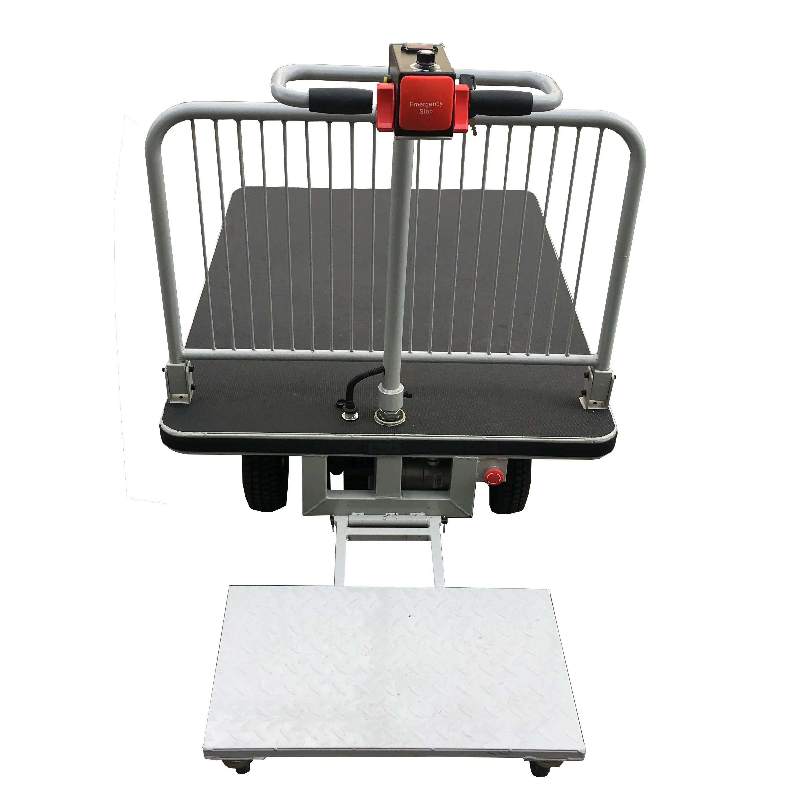 Electric Motor Trolley With Big Wheels For Transportation