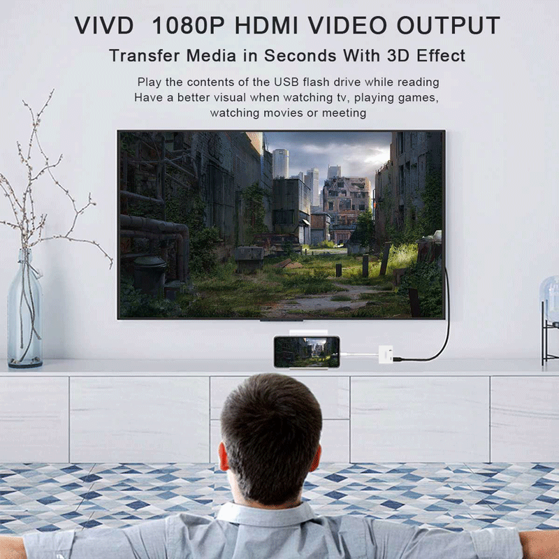 Оптовый свет-ning к HD MI цифровой av-кабель адаптер HDTV 1080P HD дисплей для iPhone iPad