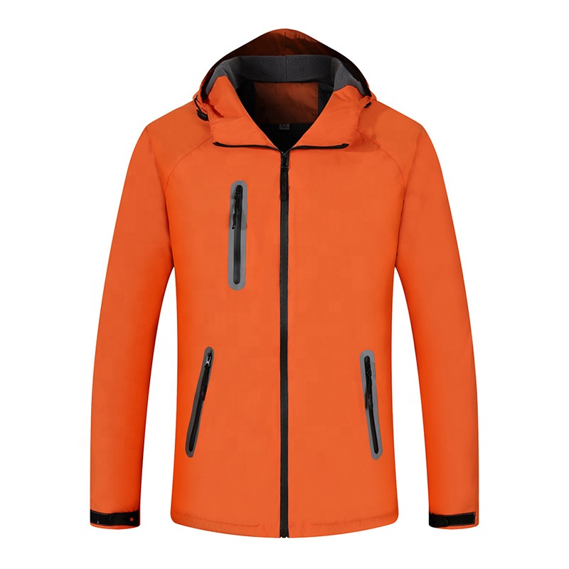 Men's Breathable Hiking Jacket Waterproof Mountain Rain Coat Outdoor Lightweight Hooded Windbreaker Sportswear