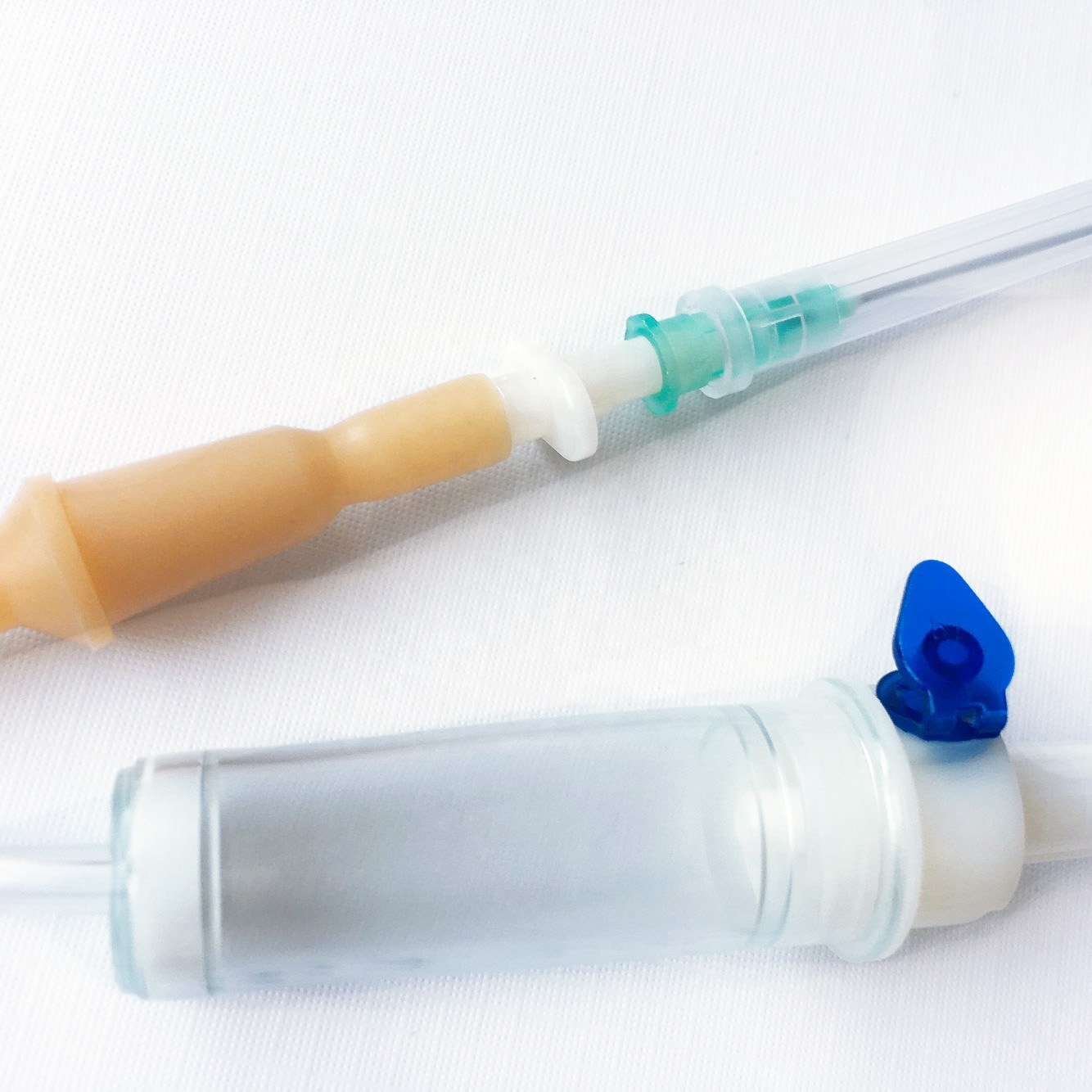 Infusion Set with luer slip Y connection burette TUV CE ISO