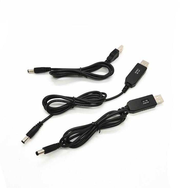 USB-кабель-усилитель постоянного тока на 5 В/9 В/12 В, модуль усилителя зарядного банка, порт постоянного тока 5,5*2,1 мм, усилитель печатной платы, мобильный источник питания