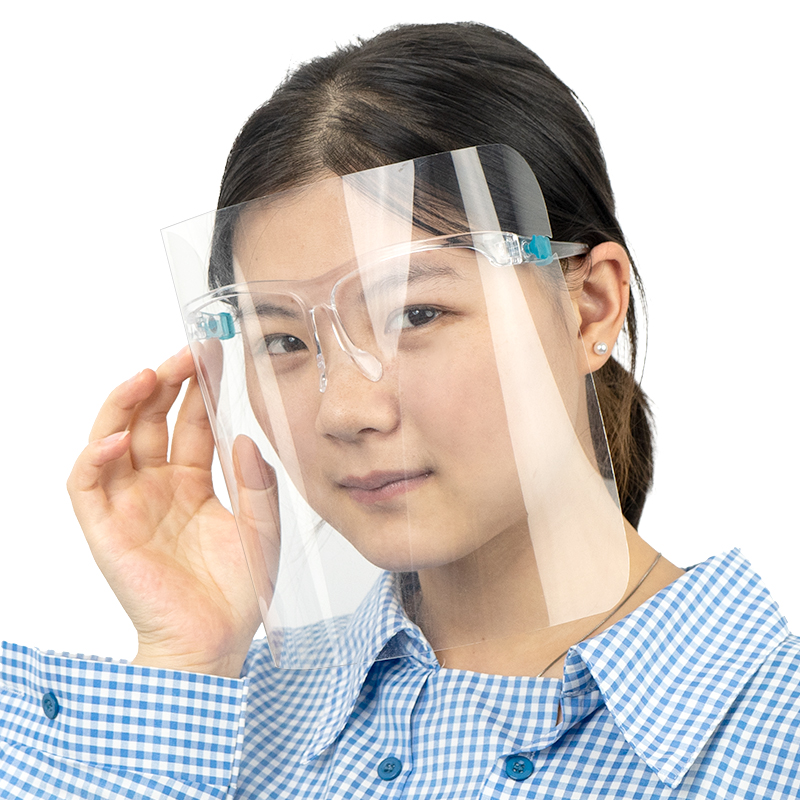 Wholesale Safety Clear Face Glass Shield Anti Fog Protective Full Face Shield