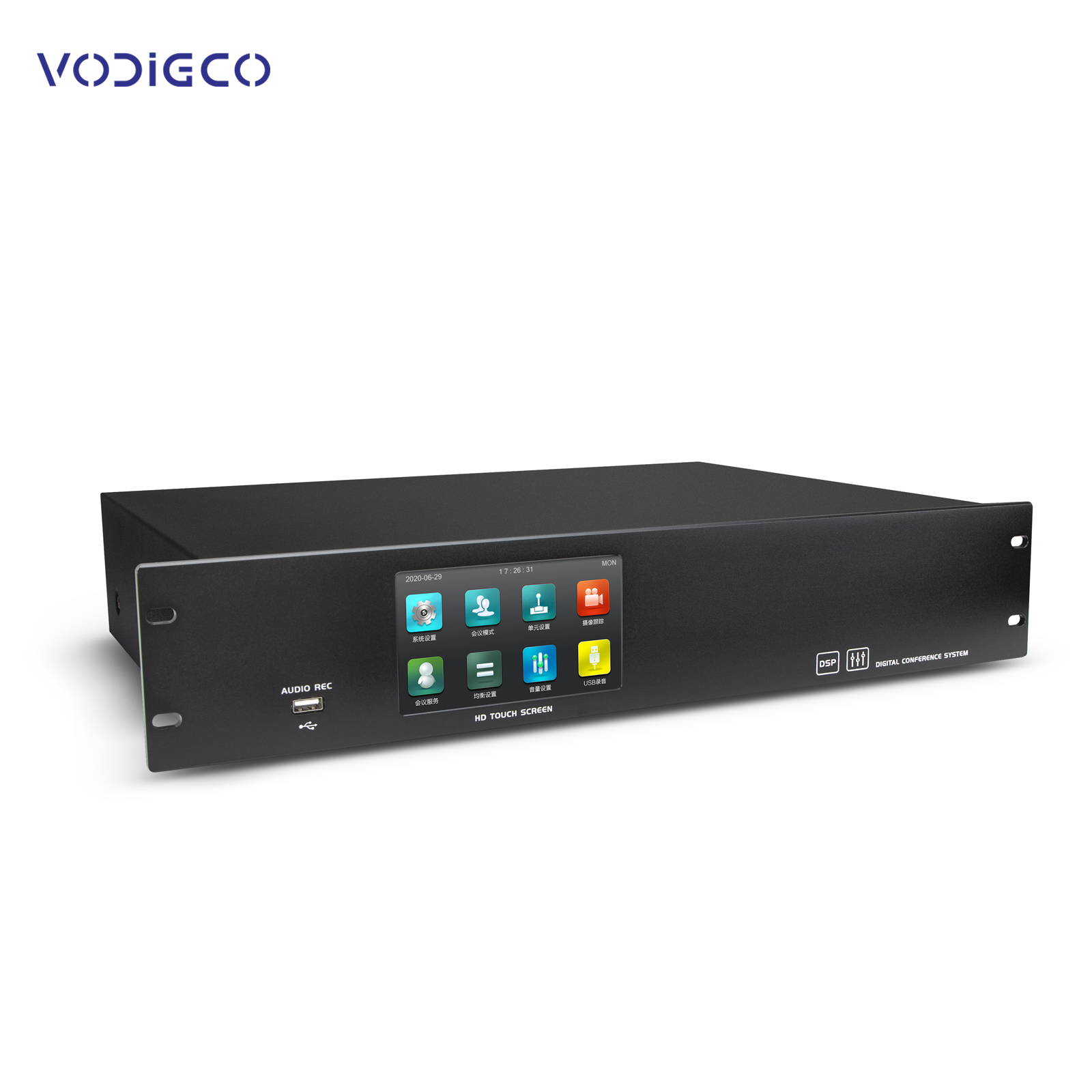 VODIGCO VCS-HR8630M audio meeting room microphone conference microphone system 12 unit