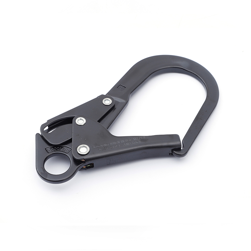 High Strength Forged Safety Metal Wire Rope Buckle 18002 OEM Fall protection for Outdoor/Safety Work/Climbing