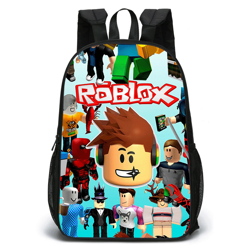 Новое поступление, двухсторонний дизайн robux для roblox, рюкзак, школьные ранцы для мальчиков