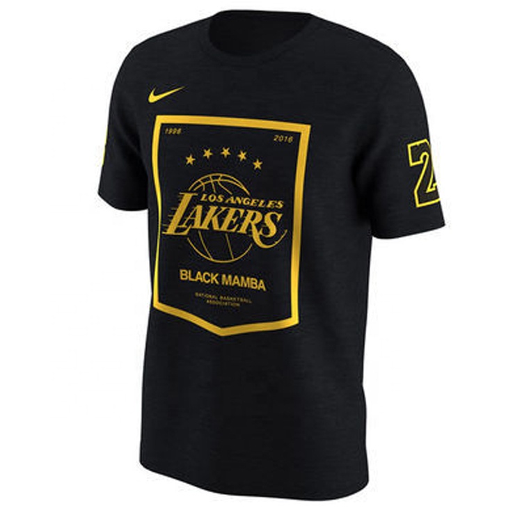 Wholesale High Quality Soft Fabric Basketball T-shirt Kobe basketball T-shirt