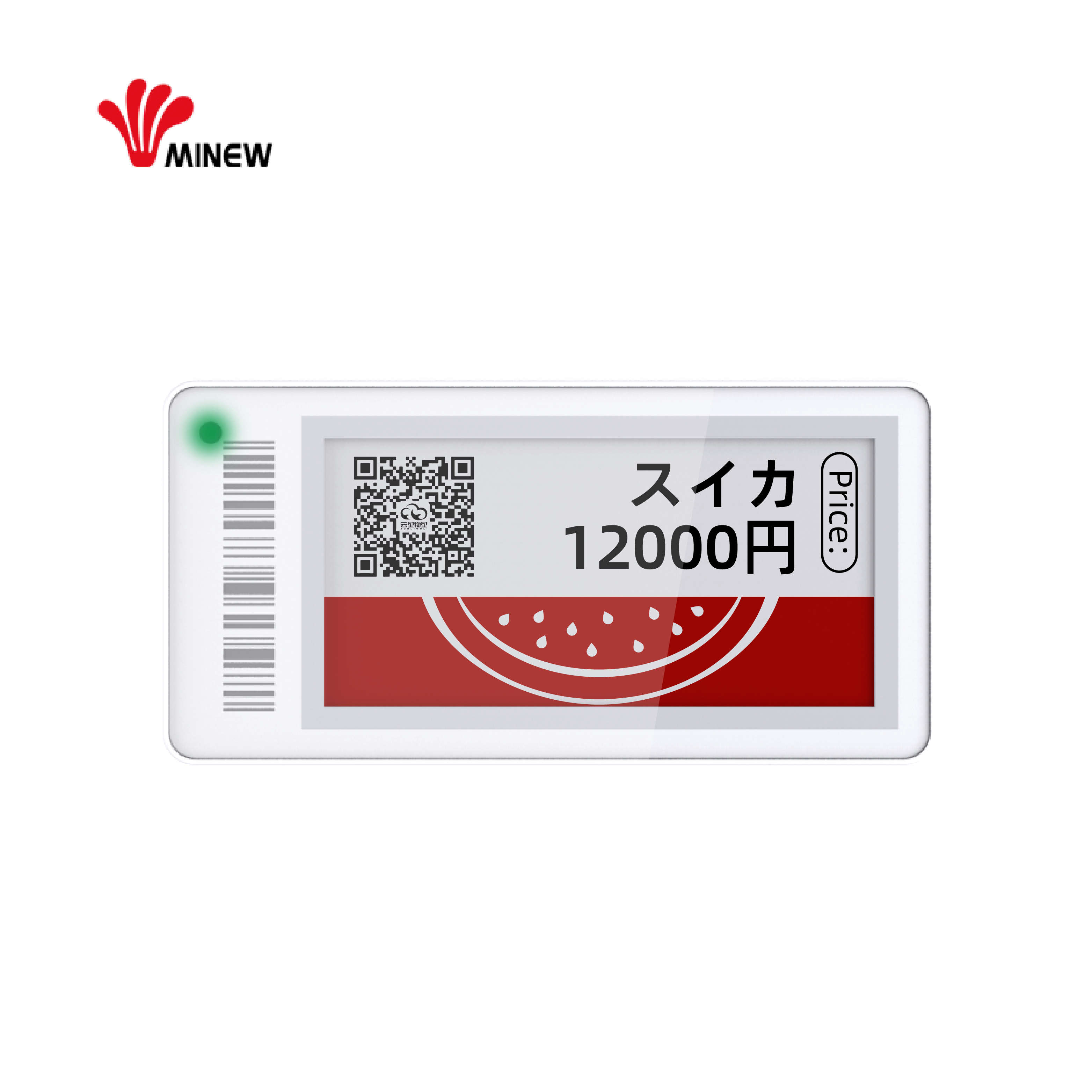 Minew 2,13 дюймовый e ink nfc ble 5,0 esl электронная полка эикеточная ясные пластиковые ящики и маршрутизаторов