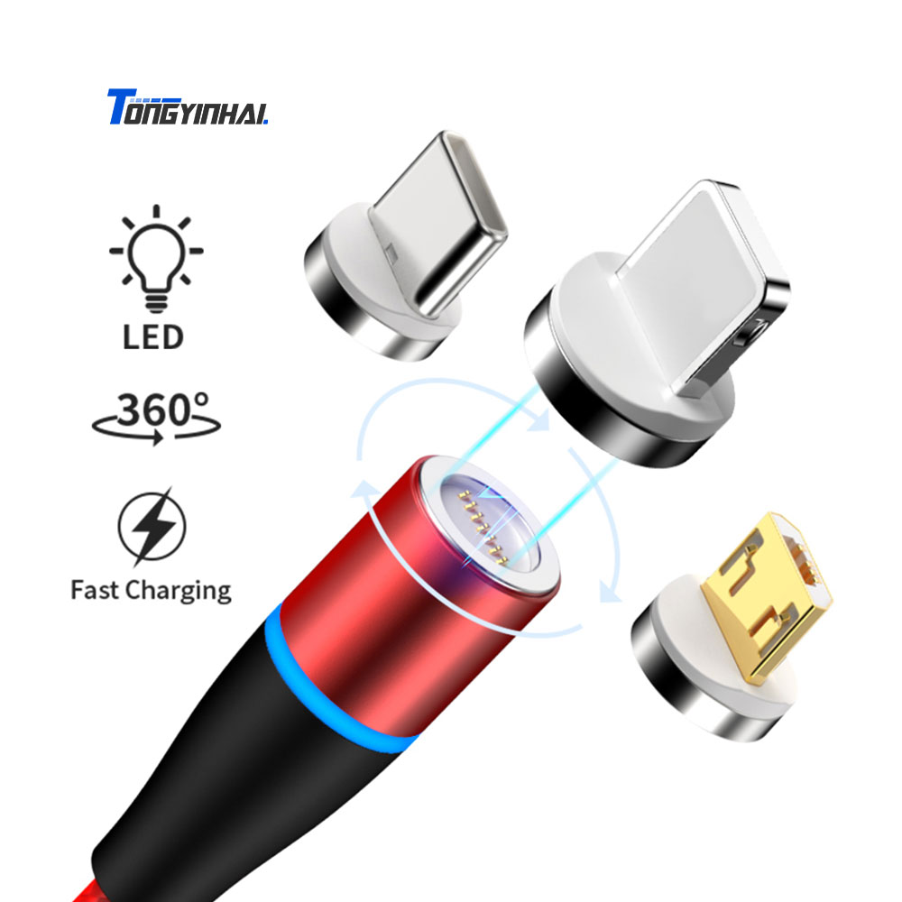 Зарядное устройство для синхронизации данных Магнитный usb-кабель для зарядки данных Магнитный usb-кабель 3 в 1