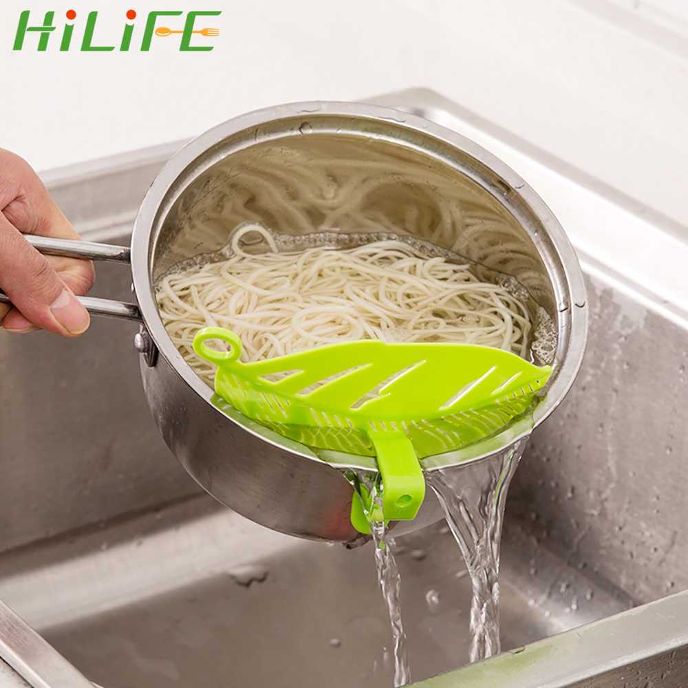 Фильтрующая перегородка HILIFE для рисования, сито, Горох, сливная доска, в форме листа, приспособление для очистки