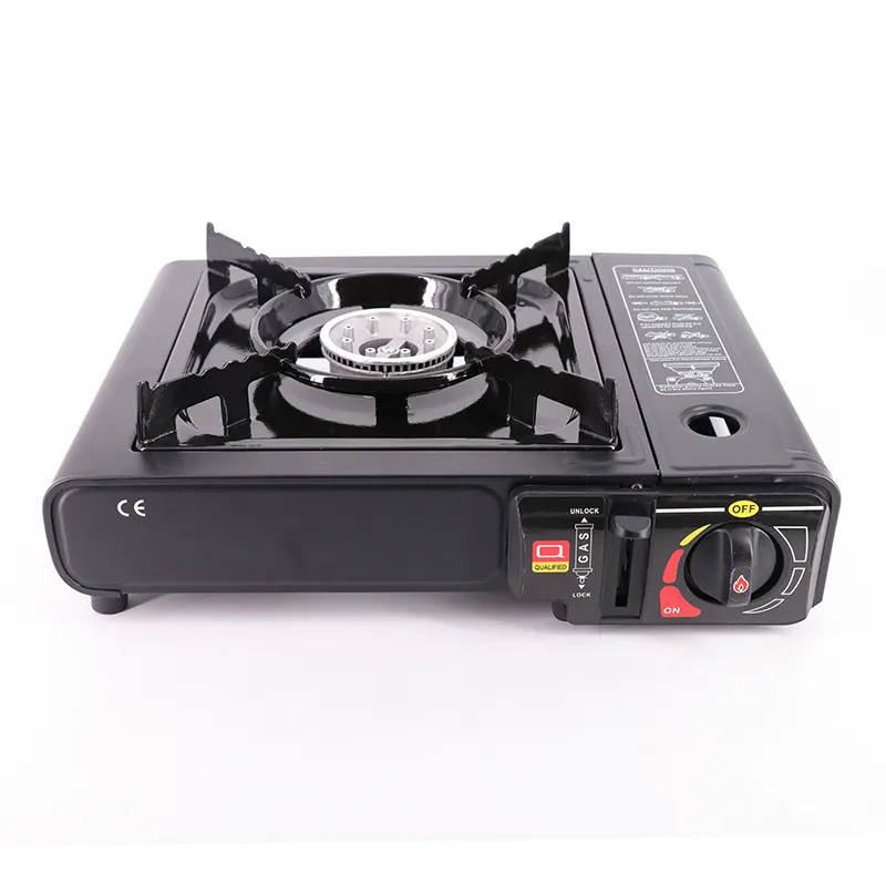 Camping Portable Lightweight High-quality Safety Propane Butane Gas Stove With Plastic Box