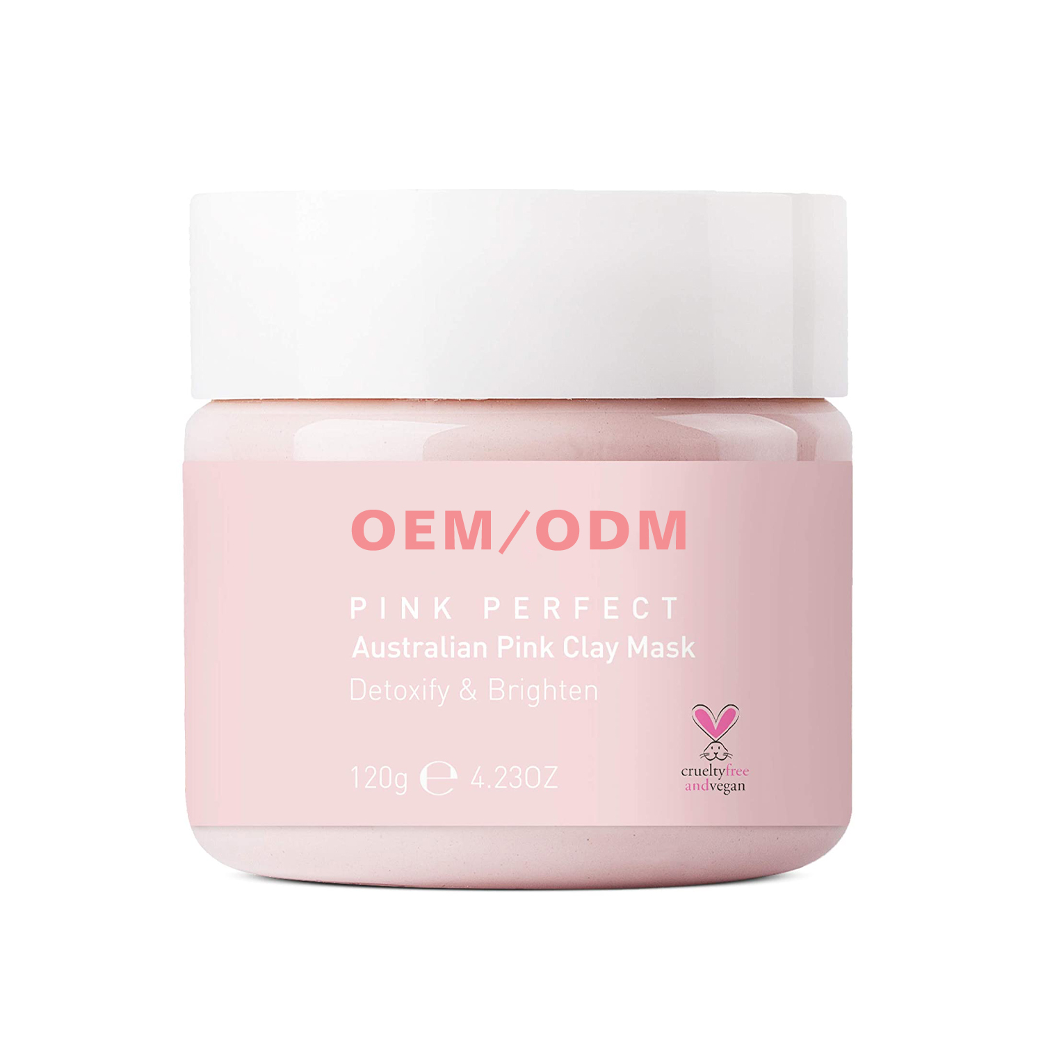 Маска для лица AiXin OEM ODM с розовой глиной для ухода за кожей, маска для лица из розовой глины для уменьшения пор и очистки пор