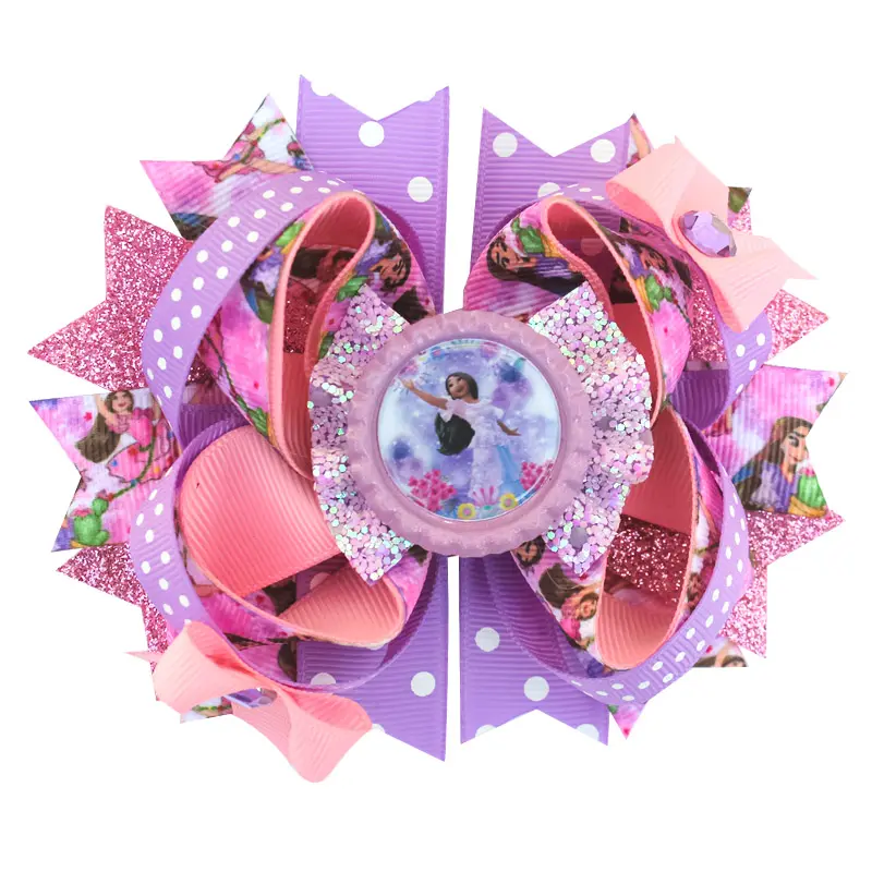 Encanto inspired Hair Bows for girl character accessories for girl kids