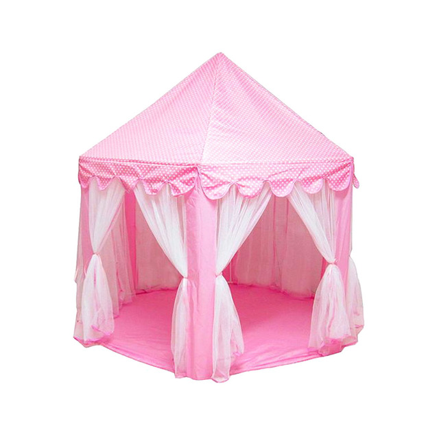 Children Princess Castle Portable Indoor Outdoor Teepee Tent for kids