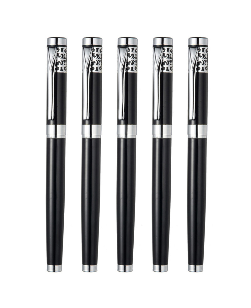Custom gift office black metal luxury pen roller logo,High quality for business promotion roller pen