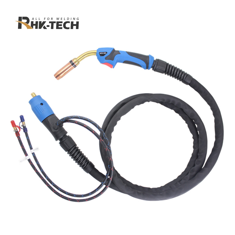 OEM Handle Cable Length MIG400 Euro Adaptor 400Amp CO2 350Amp Mixed Water Cooled MIG Welding Torch