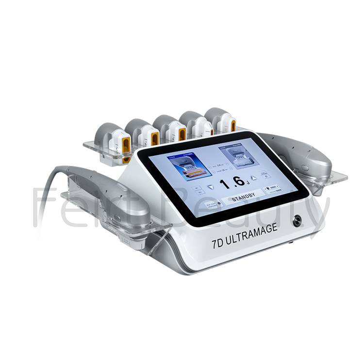 Latest 2.0mm patented eye wrinkle removal 7D hifu Macro + micro treatment Painless skin lifting machine