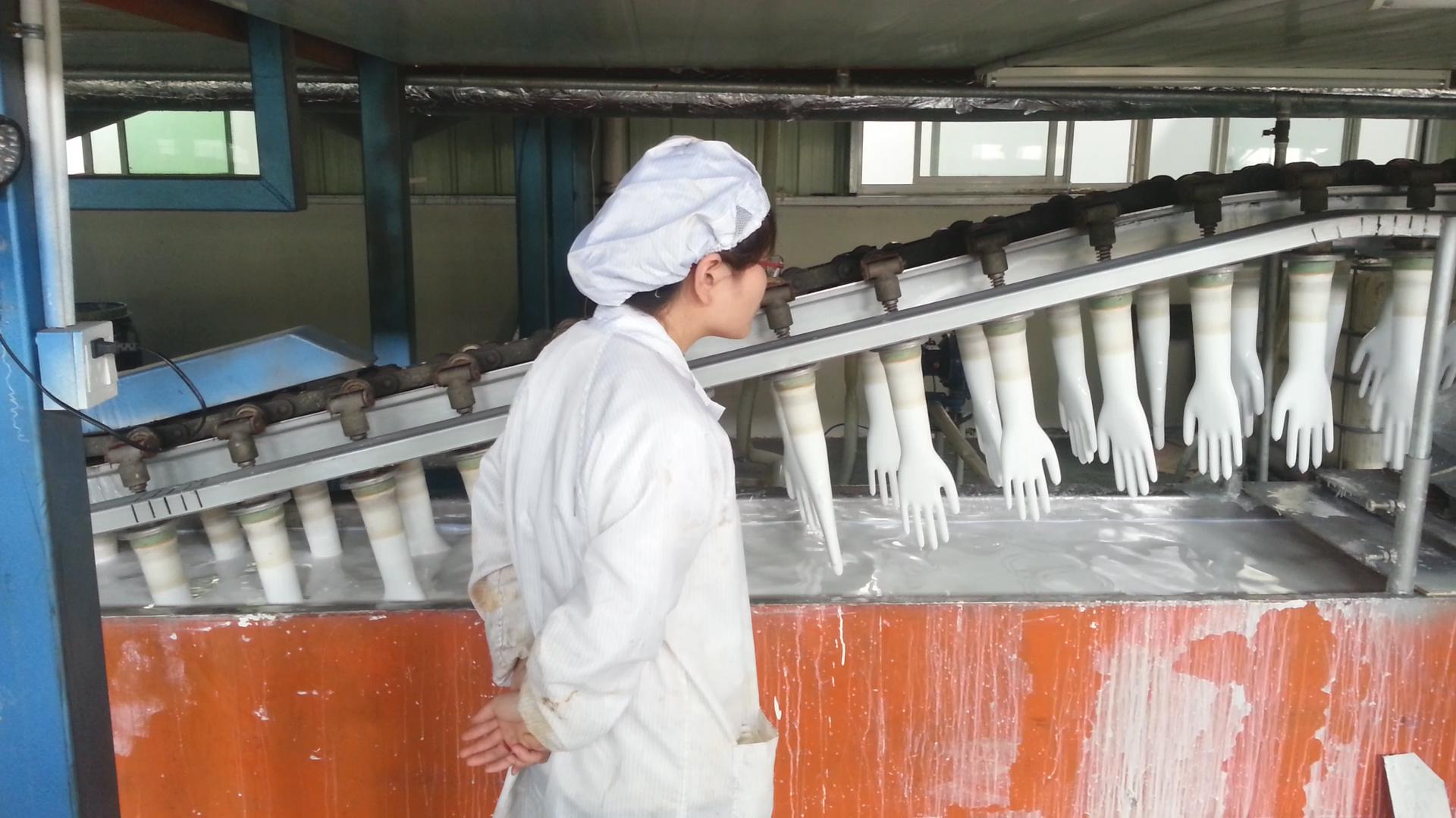 2021 Medical gloves dipping machine with 1 year warranty Overseas service