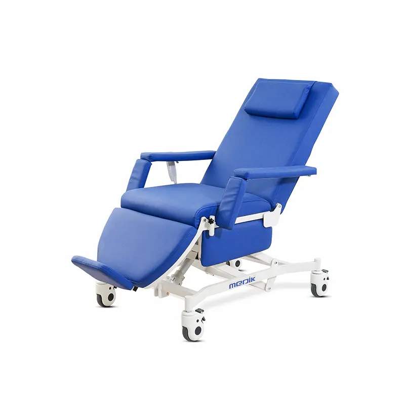 YA-DS-D06 Fast Delivery Mobile Electric Adjustable Hospital Blood Donor Chair For Medical Dialysis Centers