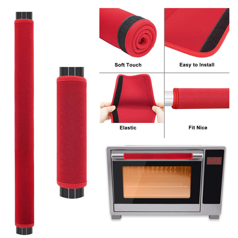 Kitchen Refrigerator Door Handle Cover solid color for Door Personalized Neoprene Luggage Handle Wrap