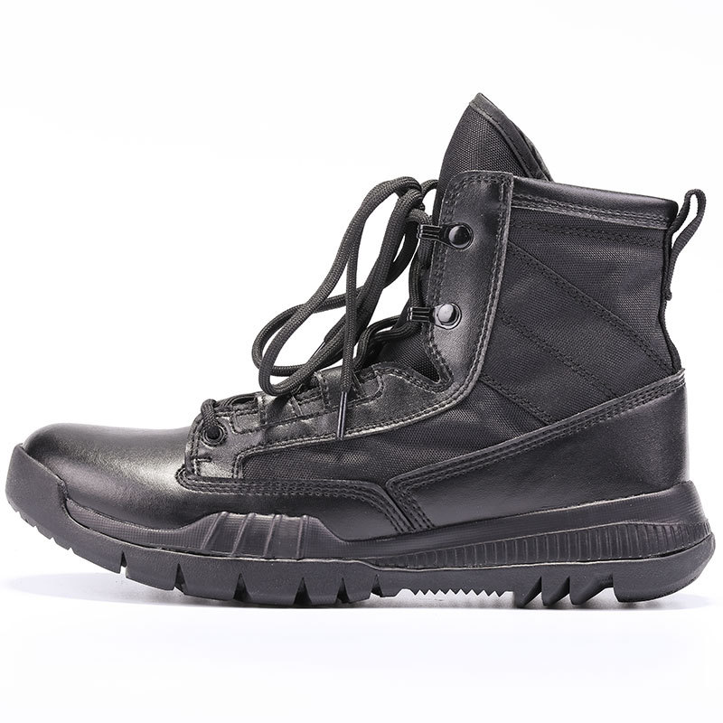 Chaussures Homme Outdoor Lightweight Low Cut Combat Boots Black Short Cut Breathable Shoes Tactical Military Boots