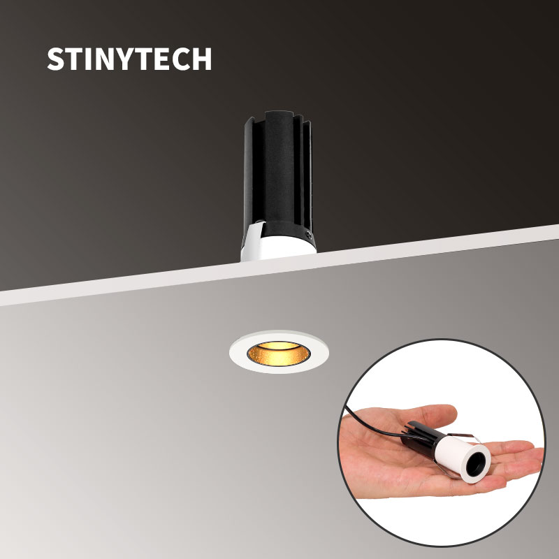Потолочный светодиодный мини-светильник Stinytech, 7 Вт, 200 в, 240 в, встраиваемый потолочный светильник для комнаты, кухни, бара, 2700K, 3000K, 4000K, внутренний светящийся корпус