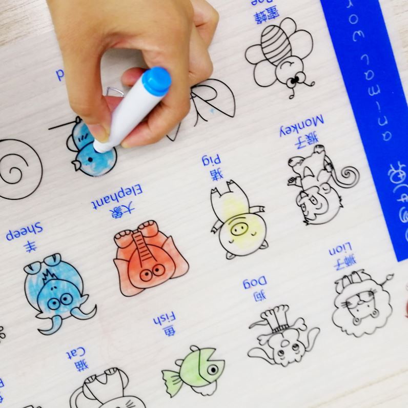 Термостойкие прямоугольной дети Magic Doodle коврик для воды