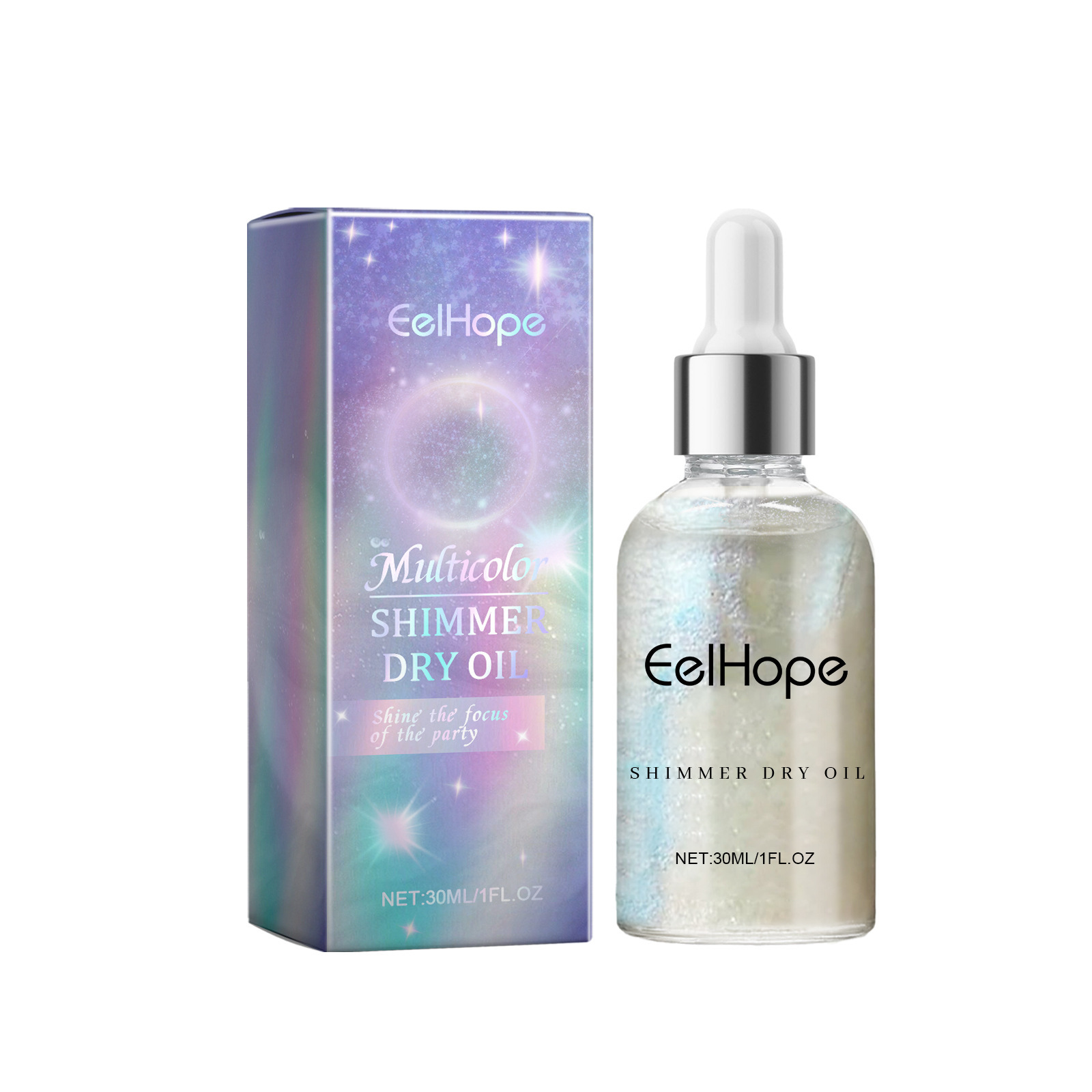 Party Body Glitter Oil Body Skin Clavicle Moisturize Party Dance Shiny Gloss Glitter 30ml