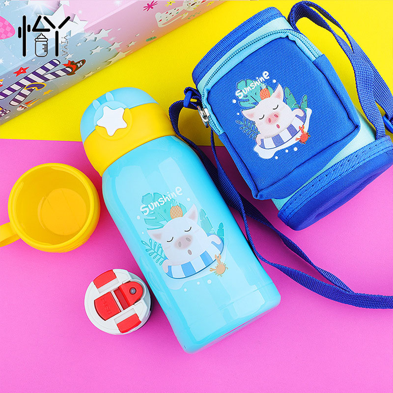 Wholesale hot and cold water bottle custom baby sipper water bottle for kids