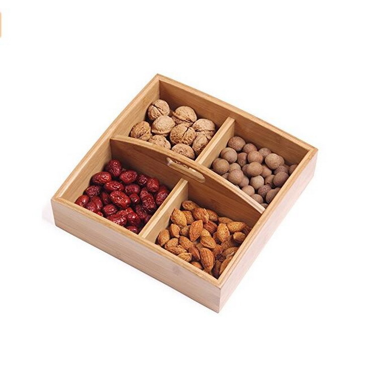 Bamboo Wooden dessert box and multifunctional storage box manufacturers custom holiday gift and packaging box