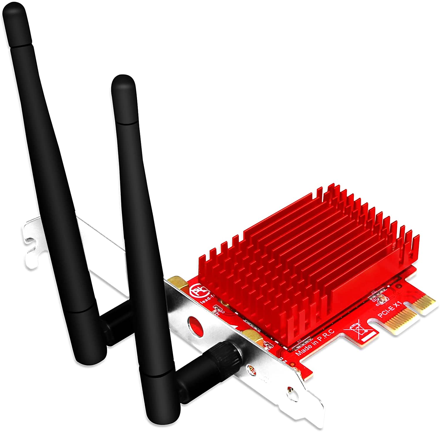 Бесплатная доставка, набор микросхем Atheros fsmart Wireless-AC Dual Band, 2,4 ГГц, 300 Мбит/с, 5GHz867Mbps PCIE Wi-Fi карта с Wi-Fi стерео адаптером