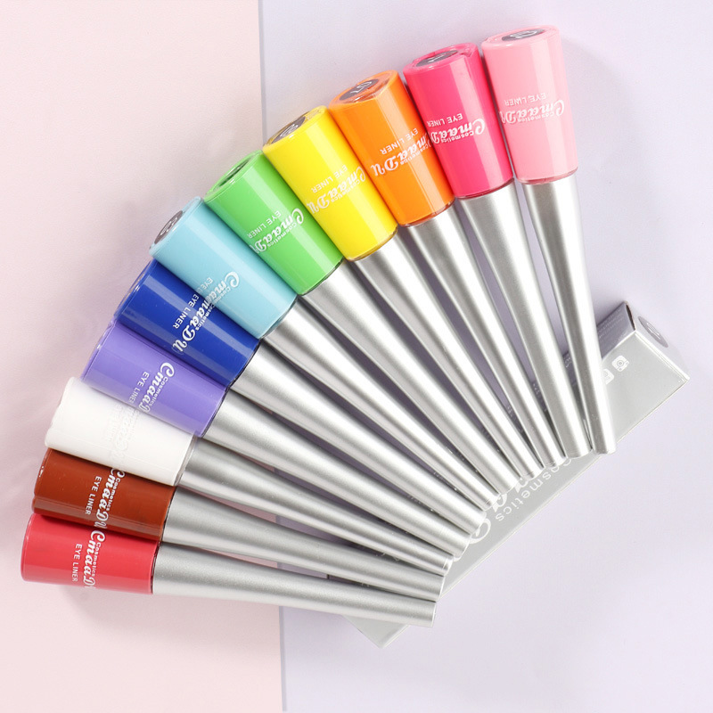 New 17 colors Trendy Magic cosmetics waterproof eyeliner private label custom your own brand liquid eyeliner