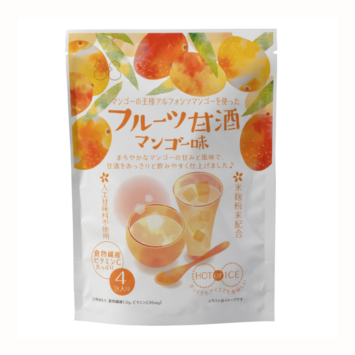 Japanese wholesale amazake mango flavored beverage powder soft drinks