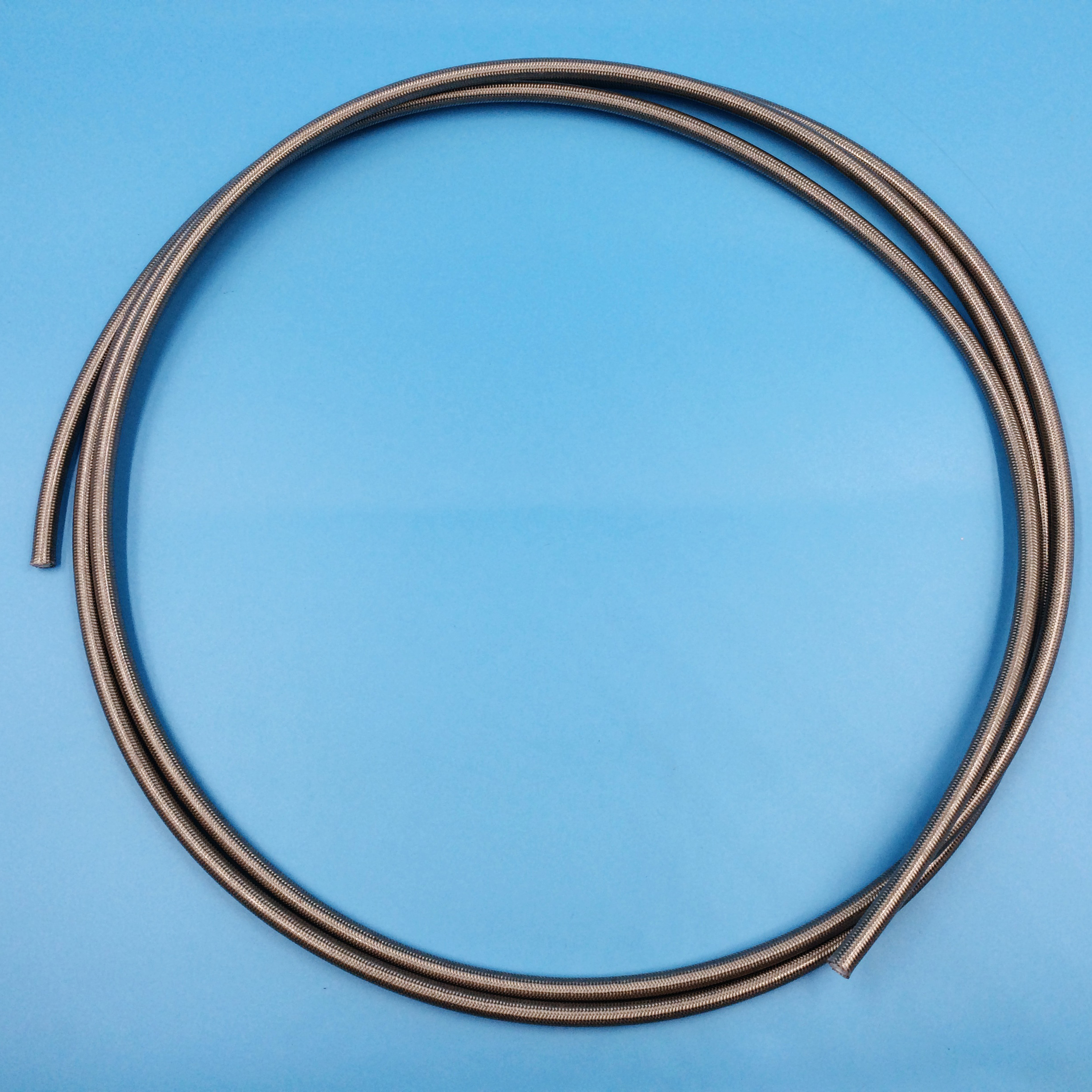 Высокое качество гибкий из нержавеющей стали плетеный ptfe высокого давления sae j1401 Гидравлический тормозной шланг фитинги