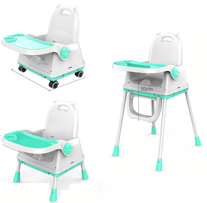 High chairs for baby feeding foldable high chairs children baby feeding seat kids chair higher portable adjustable with wheels
