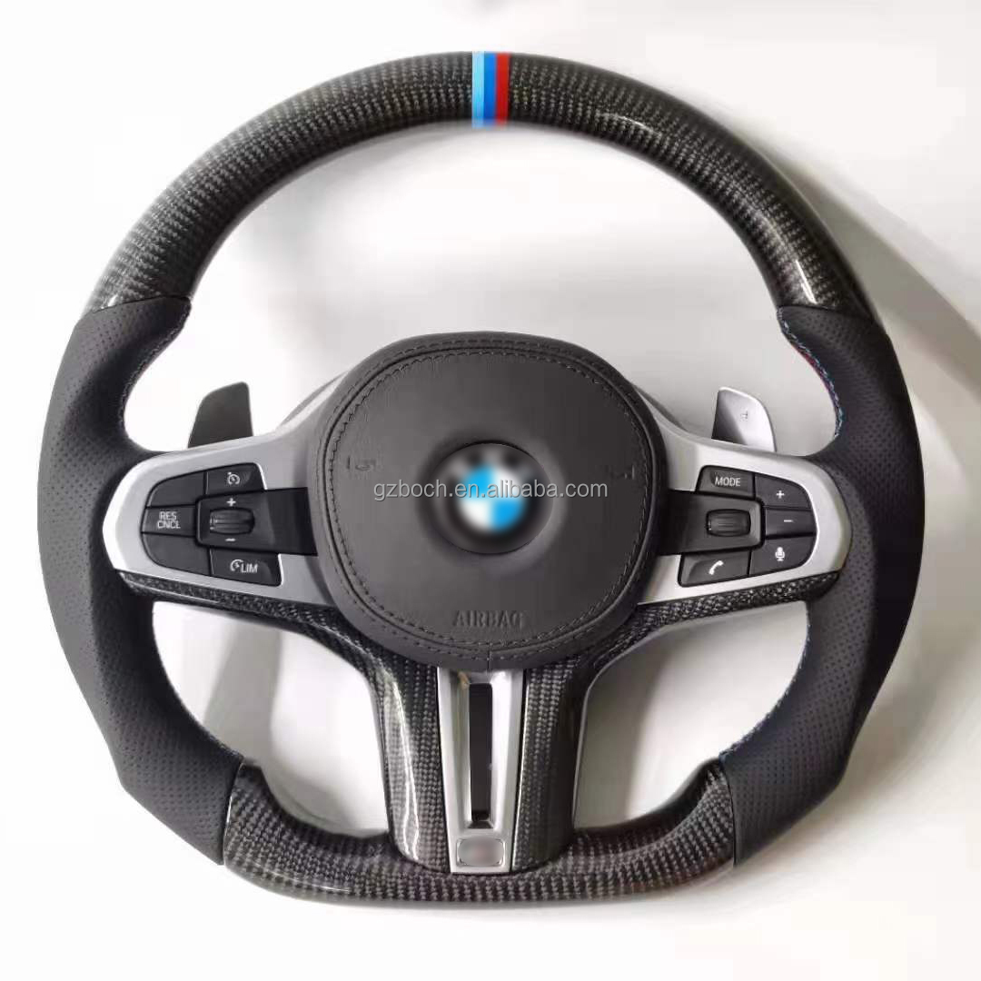 M спортивный светодиодный руль из углеродного волокна в сборе для BMW F10 F30 F32 F20 G20 G30 X6 X5 X1 X2 X3 X4 Автомобильный руль