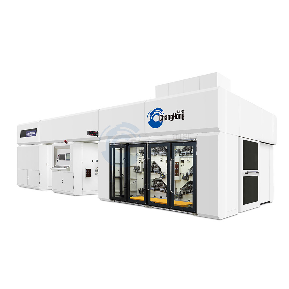 automatic 500m/min high speed 6 color label print flexographic gearless printing machine for sale printed full servo control