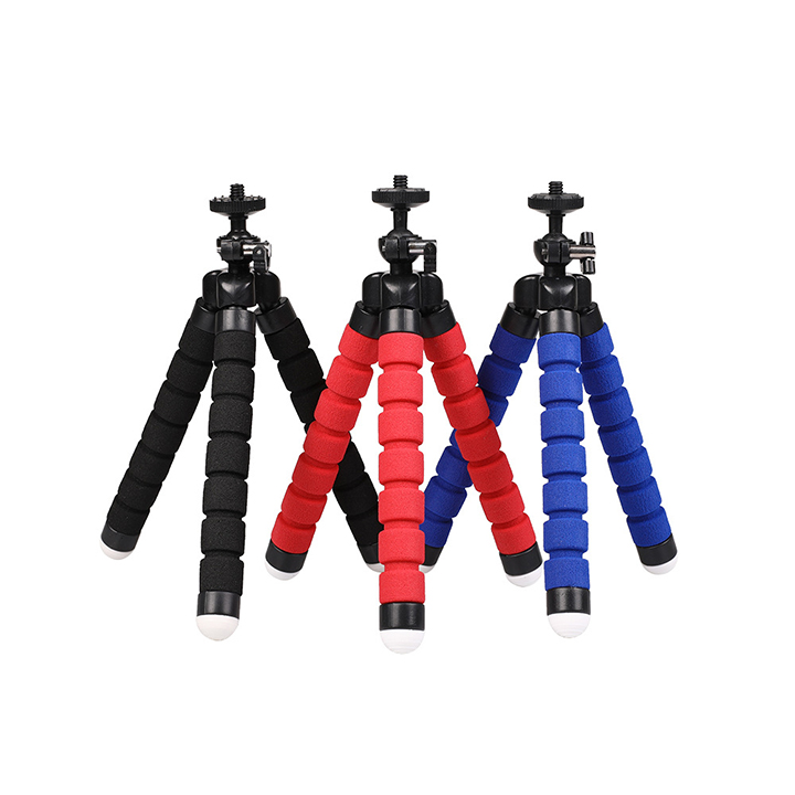 Flexible Selfie Stick3 In 1 360 Degree Selfie Stick Handheld Telescopic Fill light Selfie Stick Mini Tripod