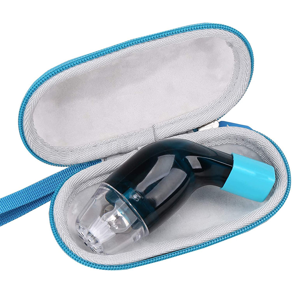 Hard EVA Storage Travel Case for AirPhysio Natural Breathing Lung Expansion & Mucus Removal Device (Only Case)